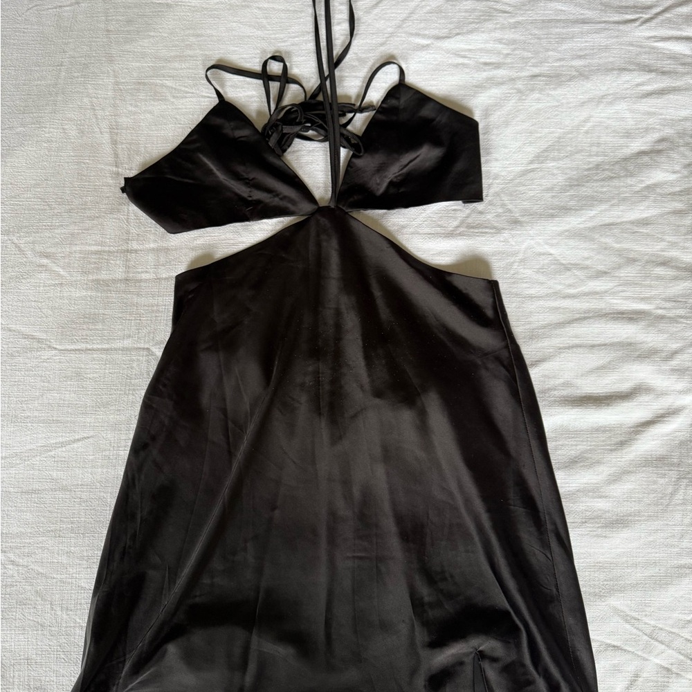 Princess Polly Sleek Black Dress